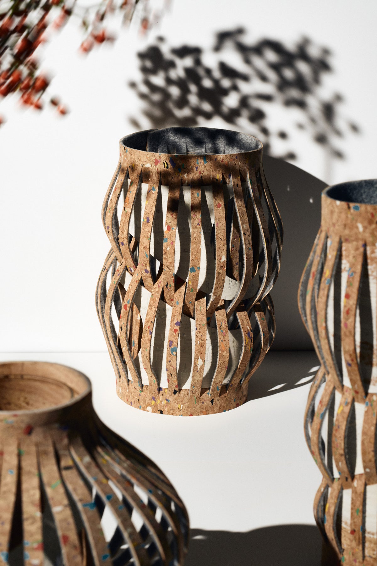 Vase ARC TERRAZZO CORK L