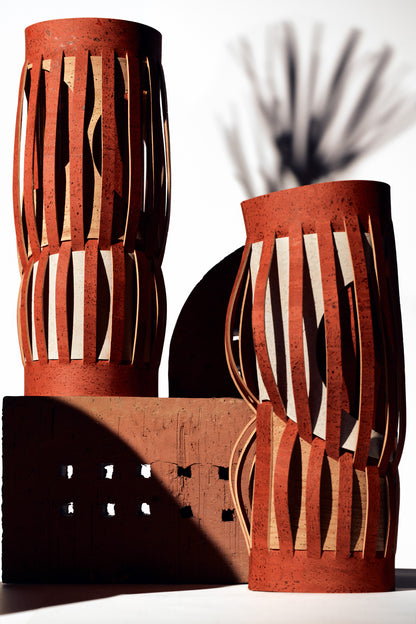 Vase COLUMN RED L – Edition 1 / Edition 2